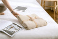Home-organizer Tech 100-percent Cotton Cable Knitted Woven Soft Throw