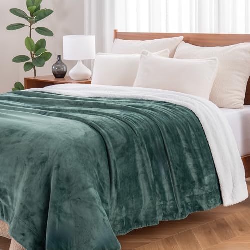 Berkshire Blanket-Sherpa Fleece Blanket, Warm and Soft Loftmink
