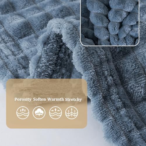 Flannel Fleece Throw Blanket,Super Cozy Warm Decorative