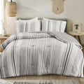 Hyde Lane King Size Comforter Set, Boho Tufted 3-Piece Bedding Sets