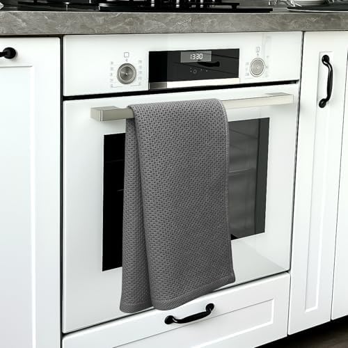 100% Cotton Waffle Weave Kitchen Towels, 4 Pack Dish Cloths for
