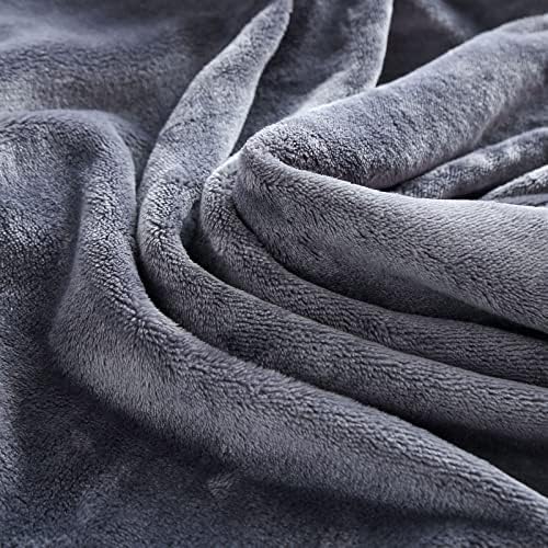 Faux Fur Throw Blanket,80" X 60" Fleece Cozy Soft Fluffy Brown Throw