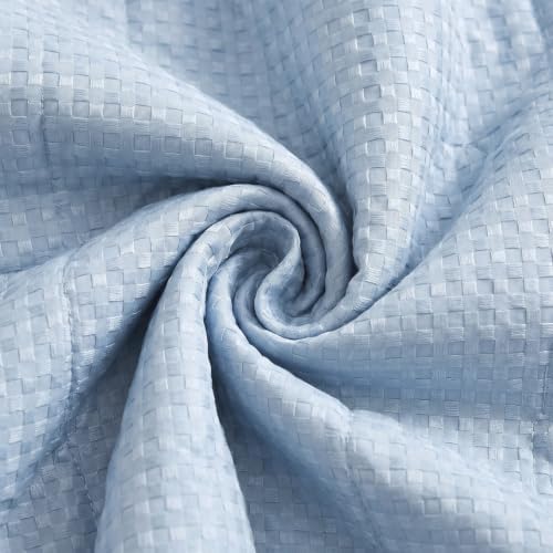 ZonLi Waffle Weighted Blanket for Adults, Small-Grid Quilted, 60x80