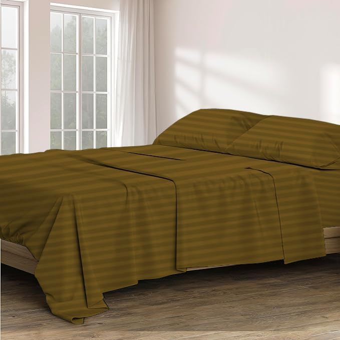 Linens Limited Luxury 6 Piece Sheet Set 100% Egyptian Cotton Premium