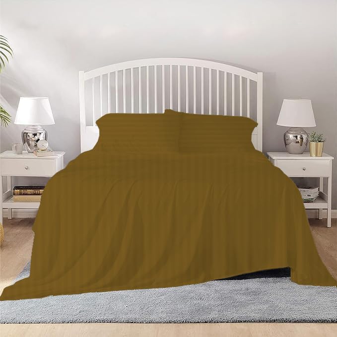 4 Piece 100% Egyptian Cotton Full XL Size Sheet Set 1000 Thread Count
