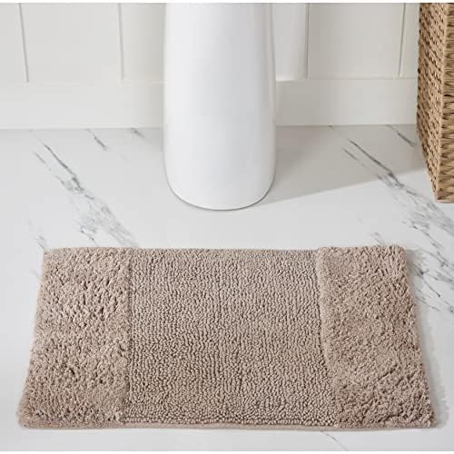 Better Trends 3 Piece Bathroom Rug Set 100% Cotton Non-Slip Washable