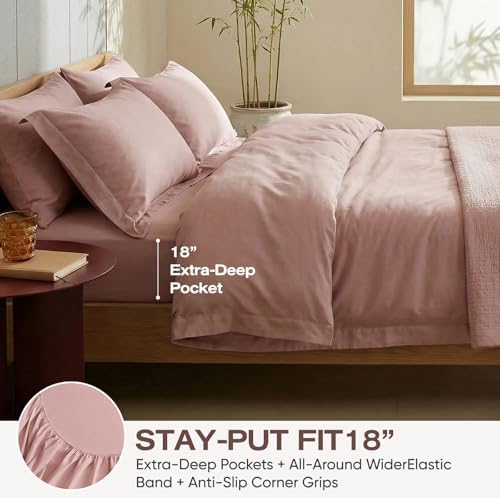 TWK Real 100% Viscose Derived from Bamboo Sheets Set King Size