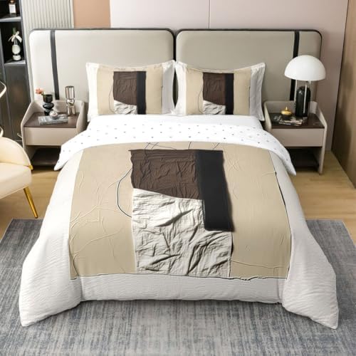 Erosebridal Geometric 100% Cotton Duvet Cover King Abstract Art