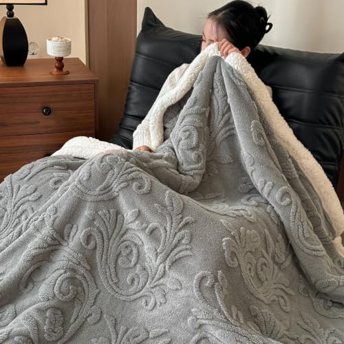 Fleece Throw Blankets, Lightweight Warm Soft Cozy Bed Blanket