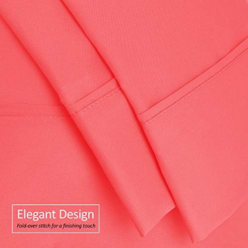 Nestl Soft Pillowcase Lightweight Coral Pink Microfiber Body Pillow