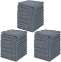 36 Pack Washcloths, 100% Cotton Wash Cloths, 12x12 Inch, Grey