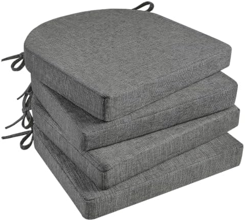 Basic Beyond Chair Cushions for Dining Chairs with Ties and Removable