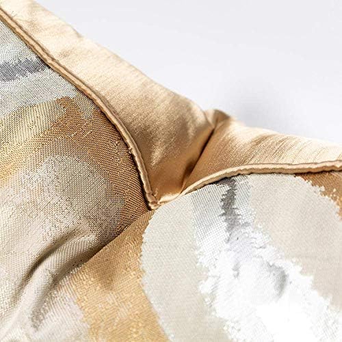 Gold Decorative Throw Pillow Covers,20x20, Modern