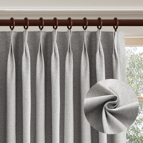 PASSENGER PIGEON Custom Blackout Curtains Pinch Pleat Darkening Drapes