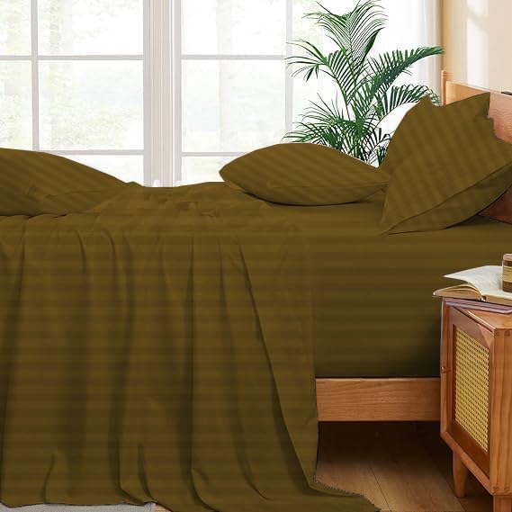 Linens Limited Luxury 6 Piece Sheet Set 100% Egyptian Cotton Premium