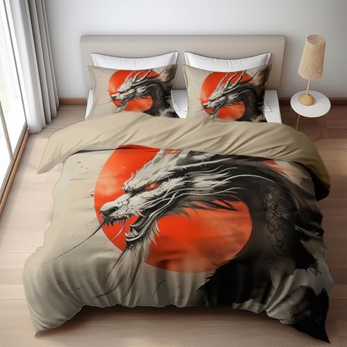 Duvet Cover King Size, Reversible King Duvet Cover Set with