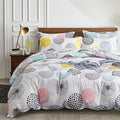 7 Pieces Comforter Sheet Set King Size Bed in a Bag - Colorful Dots