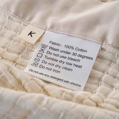 100% Cotton Muslin Blanket, Breathable All-Season Gauze Blanket for