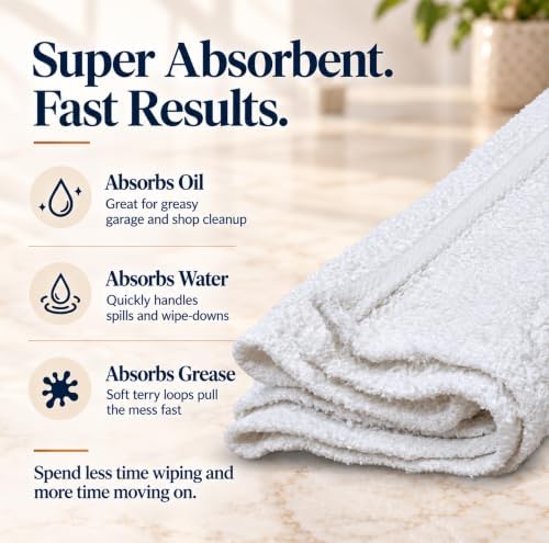 New 100% Cotton Bulk Terry Towels for Cleaning - 600 lbs Pallet