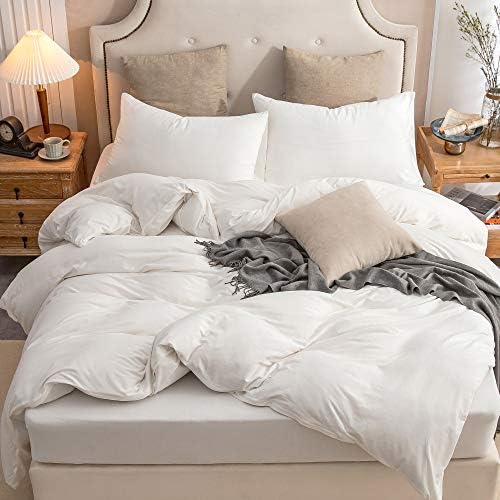 PURE ERA Jersey Knit Duvet Cover Set 100% T-Shirt Cotton Super Soft