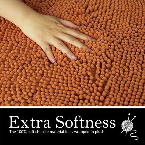 Bathroom Rugs Chenille Bath mat 3 Piece Set, Super Absorbent, Strong
