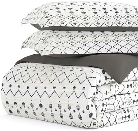 Merit Linens Patterned Soft Duvet Cover Bed Set - Bohemian Patterns