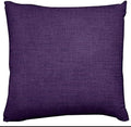 lovemyfabric Solid Faux Burlap Woven Texture Throw Pillow Cushion