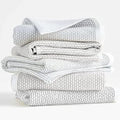 Realm 17" x 27" 100% Cotton Kitchen Towel (4 Pack) | Dobby Textured
