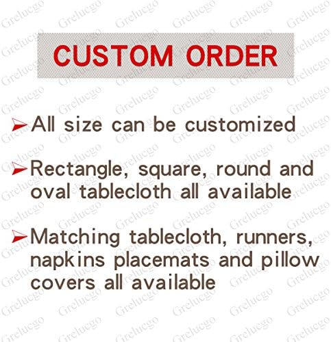 Grelucgo Large Handmade Hemstitch Beige Table Runner, Rectangular 14