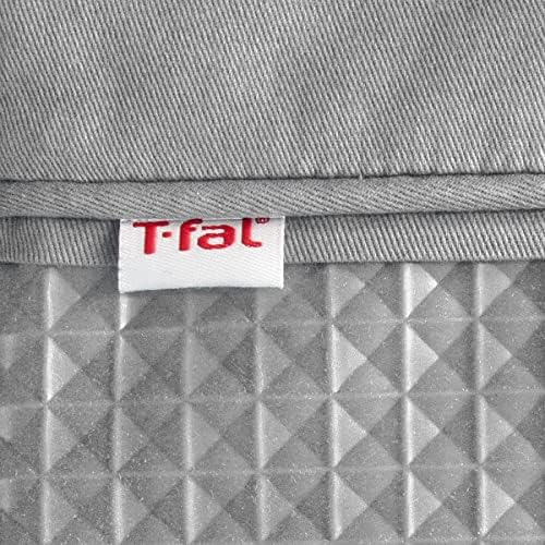 T-fal Waffle Oven Mitt & Pot Holder Set - Heat-Resistant Silicone Grip