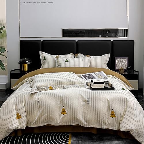 Floral Duvet Cover Queen Set Soft Cotton Bedding Comforter Cover Set