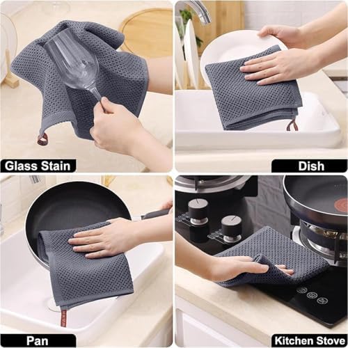 Shower Towels 1-8PCS 100% Cotton Towel Soft Absorbent Dishcloth
