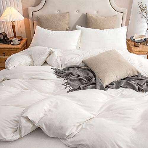 PURE ERA Jersey Knit Duvet Cover Set 100% T-Shirt Cotton Super Soft