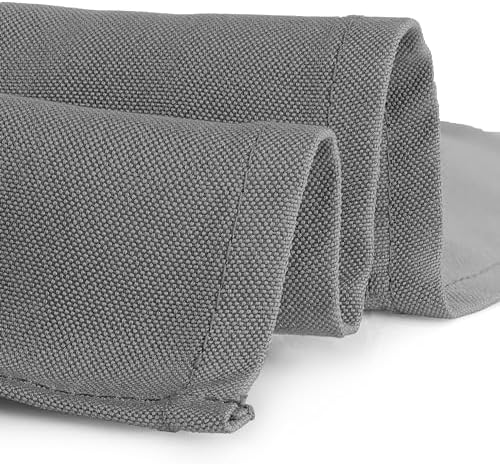 Gee Di Moda Square Tablecloth - 70 x 70 Inch Charcoal Table Cloth for