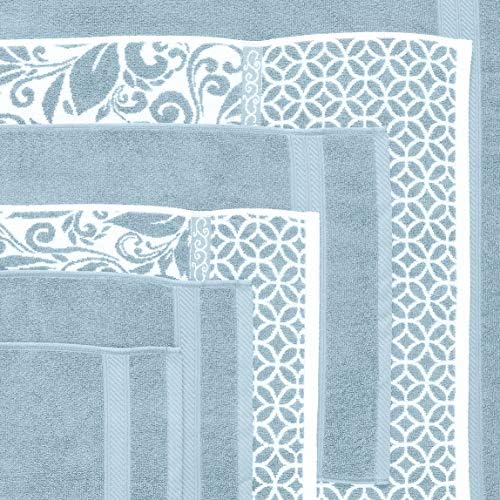 Modern Threads Trefoil Filigree and Amrapur Overseas 6-Piece Yarn Dyed