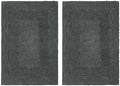 COTTON CRAFT Bath Rugs - 2 Pack Large 20x30 Soft Plush Bath Mats