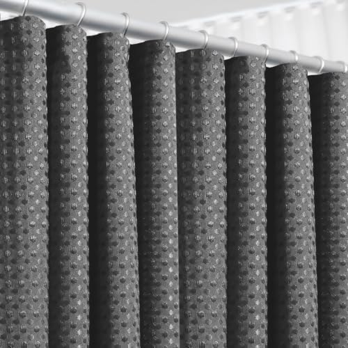 Hearth & Harbor Shower Curtain - 256 GSM Waffle Weave Shower Curtain
