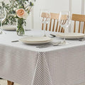 maxmill Square Checkered Tablecloth Water Resistance Antiwrinkle