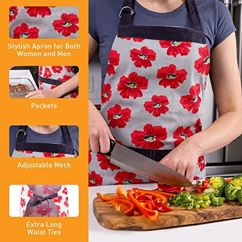 MÜkitchen MÜapron is 100% Cotton Premium Print Kitchen Apron with