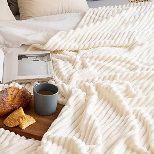 MIULEE Fleece Blanket King Size 90"x108" 300GSM Super Soft Lightweight