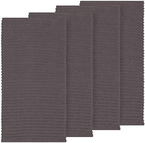 MUkitchen | Ridged Cotton Dish Towels | Absorbent for Cleaning Kitchen