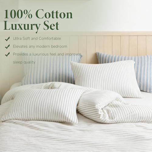 Simple&Opulence 100% Jersey Knit Cotton Duvet Duvet Cover Set -Ultra