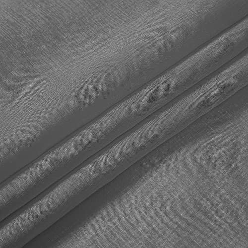 July Joy Semi Linen Look Sheer Curtains for Bedroom, Living Room