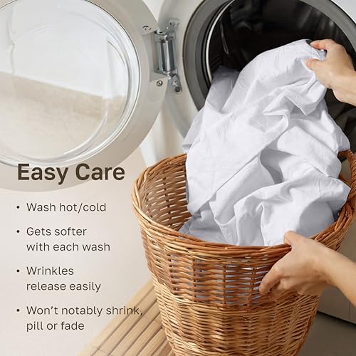 California Design Den 6 Piece King Size Sheet Set with 4 Pillowcases
