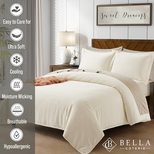 Bella Coterie | Luxury Bamboo Viscose King Size Duvet Cover Set