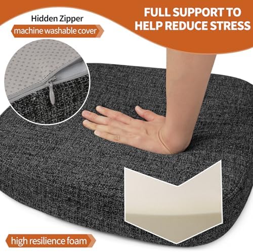 SINOSSO Thickened 2.5" Dining Chair Cushion, Soft Blended High Density