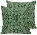 Pillow Covers 20x20 Set of 2, Abstract Geometric Square Throw Pillow