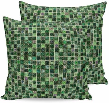 Pillow Covers 20x20 Set of 2, Abstract Geometric Square Throw Pillow