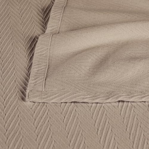 Superior Metro All-Season Cotton Blanket, Woven Blanket for Couch
