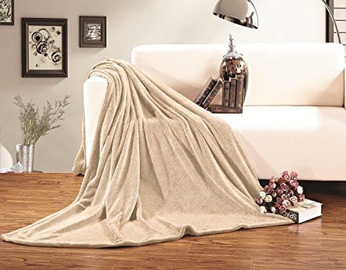 Elegant Comfort Micro-Fleece Ultra Plush Luxury Solid Blanket, King